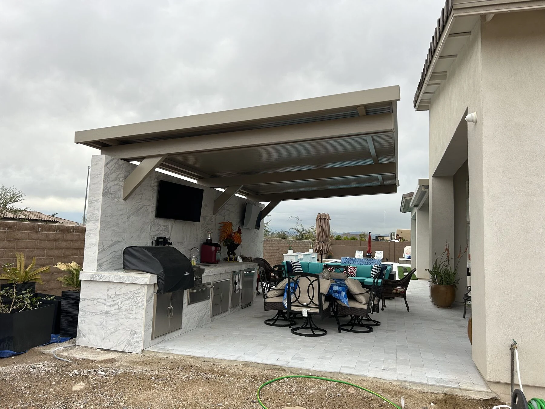 Phoenix Pool Remodel, custom pool build by Sun America Pools & Spas in the Phoenix Valley, AZ